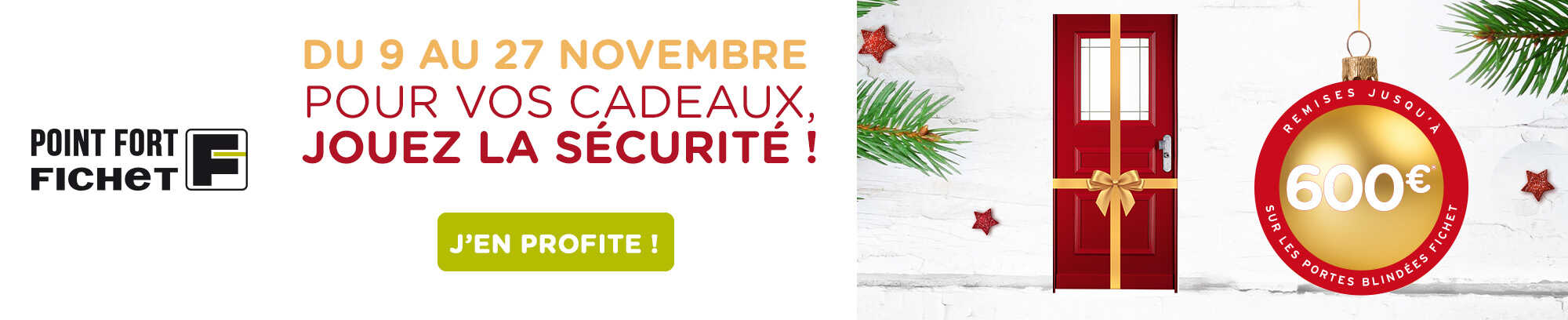 remise noel 2021 porte blindee fichet